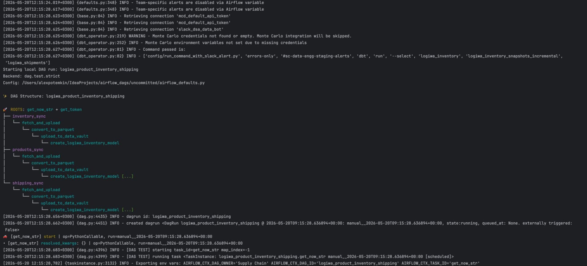 Airflow Local Debug screenshot 1